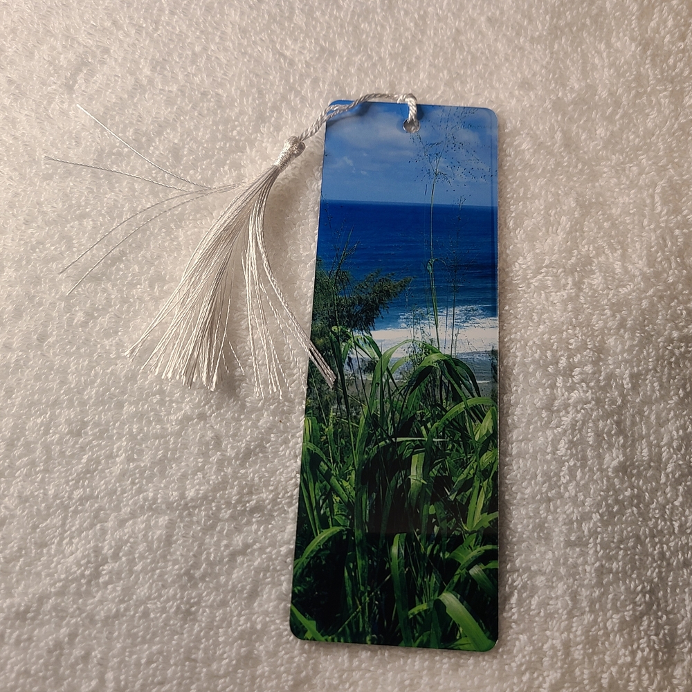 Ocean View Bookmark with Tassel